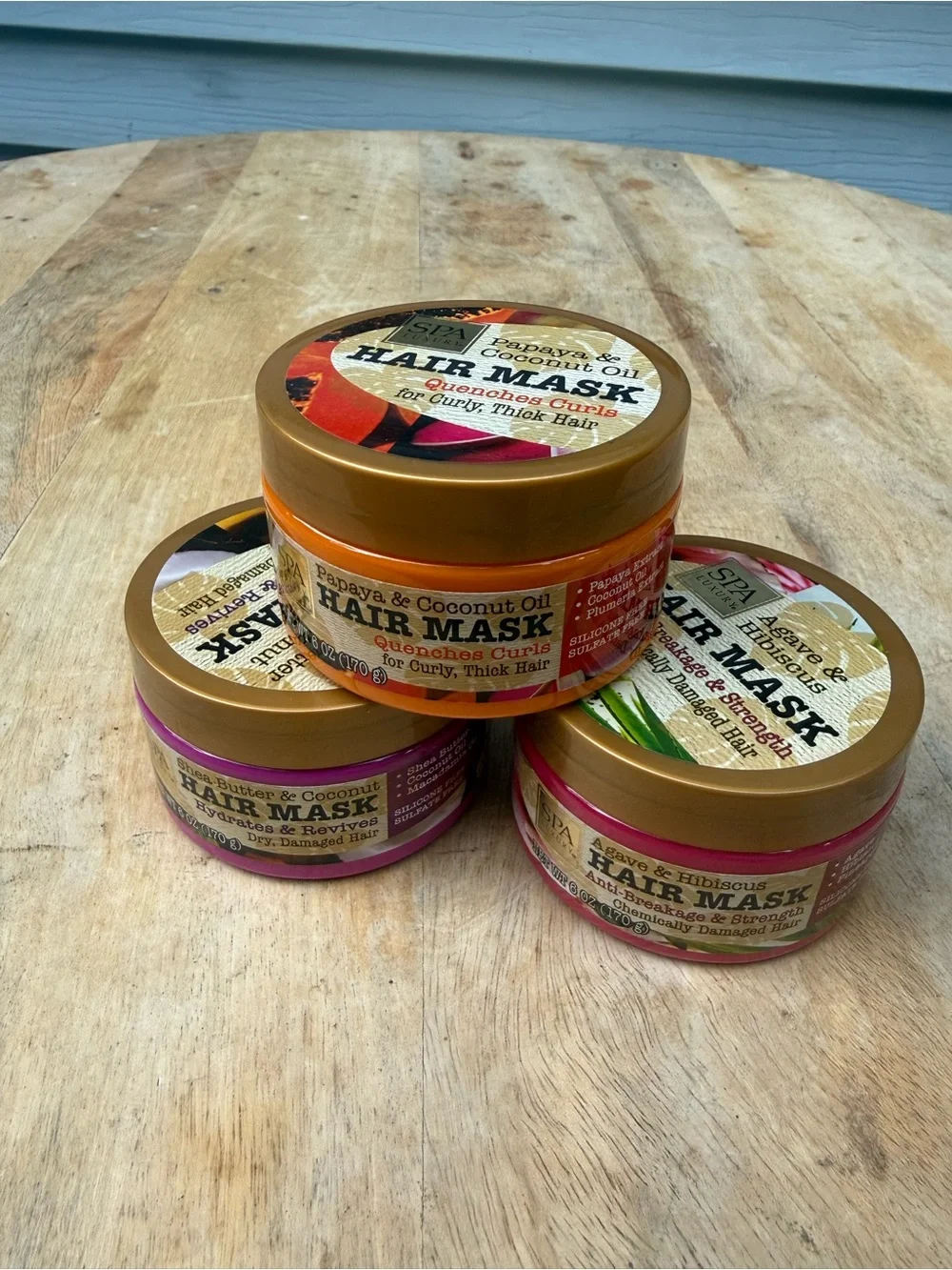 3-Papaya & Coconut Oil Hair Mask for Kids - Orange